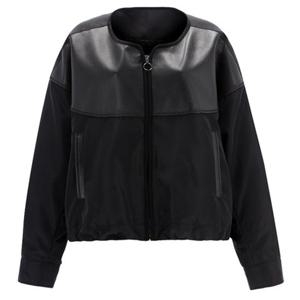 [아이잗바바] 가죽패치 짚업 자켓 BR9E3LT911