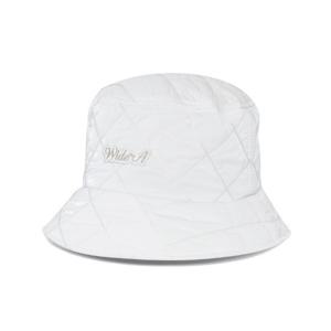 [와이드앵글]여성 CO 퀼팅 귀달이 버킷햇 Off White(WWW25C13W3)