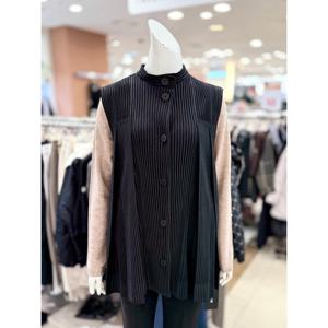 [트리아나]반하이넥 플리츠 베스트 AL4VA10