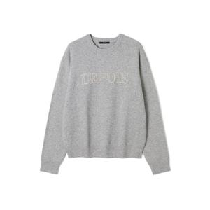 [애드호크]남성) 라운드넥 레터링 오버핏 니트(HBALK06) 1color