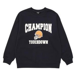 에꼴리에 세이브존04 럭비 헬멧 프린팅 맨투맨티 22D1403