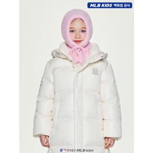 [MLB키즈US] (7ADJB1556-50CRD) [플리스장갑증정] 에어 데일리 글로시 롱 구스다운 아동패딩 키즈패딩