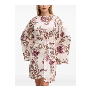 25 FW 게스 플로럴 프린트 타이 클로저 미니 드레스 5YGK407298A TP444618852