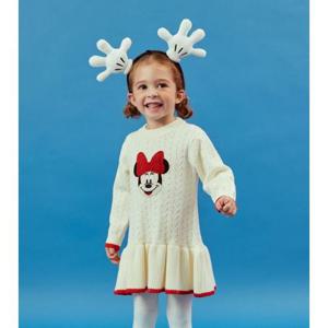 [디즈니베이비]미니꽈배기니트원피스(IVORY)_79S724058