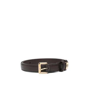 25FW Fendi FOREVER 레더 슬림 벨트 WITH METAL 팁 8C0740ASUOF0L1B