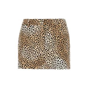 25SS 마이클코어스 프린트 polyester 미니 스커트 MR570FEGQ0110