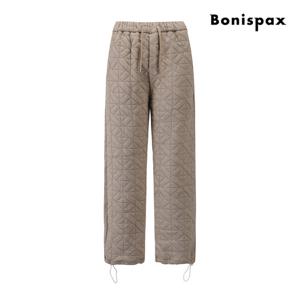 보니스팍스  퀼팅 누빔 기모 조거 팬츠 (XPBPT002M0)