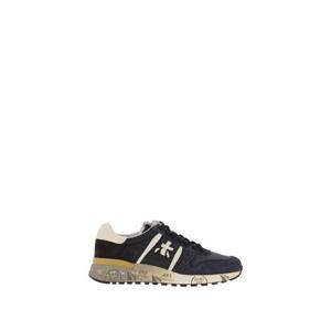 25FW PREMIATA Premiata Premiata 블루 Suede 스니커즈 With Contrasting Details LANDER7702