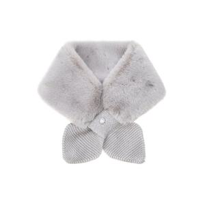 헤지스 골프 여성 25FW 그레이 여성 밍크퍼 넥워머 HWMU5F705G1