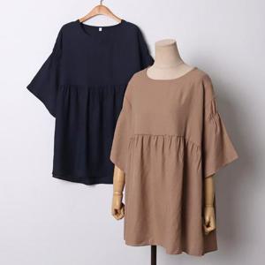 빅사이즈 506 린넨가오리블라우스 DOLI883