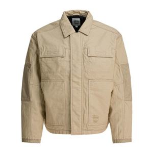 스투시 칼라 플랩 포켓 박시 재킷 1158601007KHAKI BEIGE