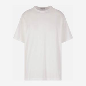 요지야마모토 오버사이즈 크루넥 반팔 티셔츠 HLT02070 OFFWHIT