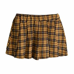 [컬리수]기모 체크 플리츠 스커트 C244SK202P_YE