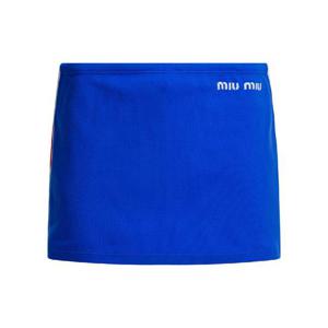 MIU MIU Technical fabric miniskirt MMG584148OF0Q0U S OOO