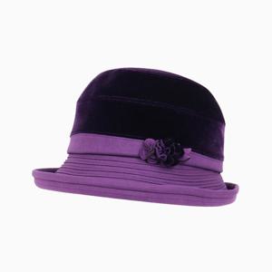 [닥스(모자)]여성 벨벳 믹스 브레이드챙 벙거지 DK57WBI002