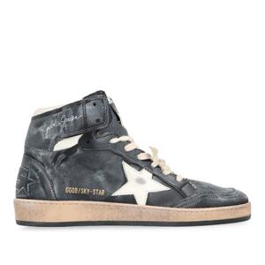 골든구스 로고 스타 가죽 하이탑 스니커즈 GMF00230F002944 802