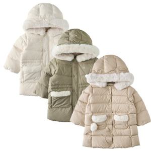 M밍크뮤D 25FW 퍼키링FUR배색롱다운점퍼 3종 택1 오리털패딩 (35C14114070)