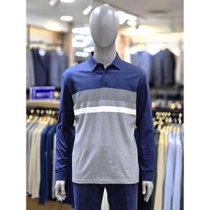 런던포그 세이브존04 라인포인트 인디고블럭 티셔츠 LNWTA950a