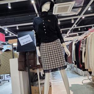 밀스튜디오 DP02 사방스판 밑단포인트 스커트 LRCSKS104