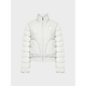 [와이드앵글]  WWW25171W3   여성 CO 페이크 퍼 하이브리드 자켓 L (Off White)