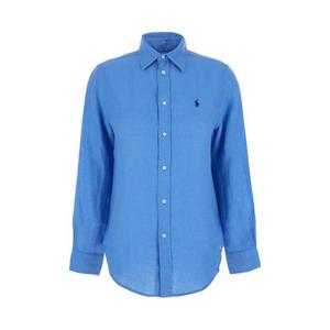 POLO RALPH LAUREN 클래식 롱 슬리브 버튼 앞 셔츠 211970730510