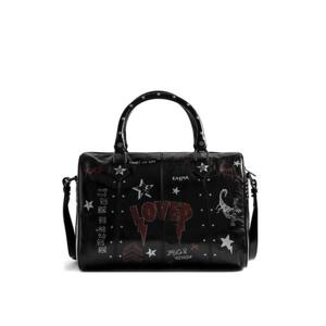 쟈딕앤볼테르 써니 무드 펑크 스타 프린트 레더 토트 백 LWBA04145