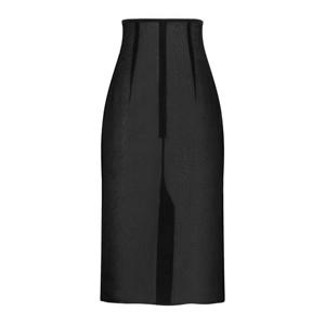 돌체앤가바나 시폰 미디 스커트 F4BBYTFUAA1