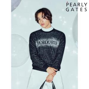 파리게이츠 (511D4SR622) 남성 모크넥 레터링 캐시미어 니트