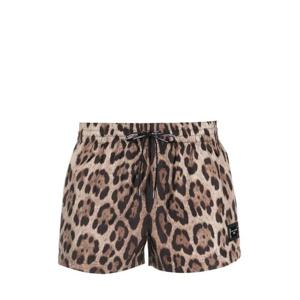 25 FW 돌체앤가바나 레오파드 프린트 로고 장식 스윔 쇼츠  M4E46TONO07 TP432264608