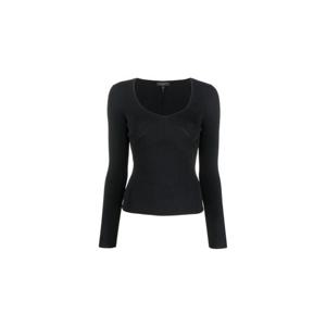 25 FW 랙앤본 U넥 긴소매 탑 WAS22FS044LD44 TP432365190