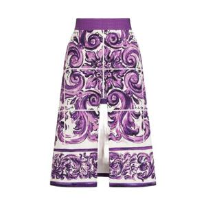 25 FW 돌체앤가바나 마욜리카 프린트 미디 스커트 F4C4VTFP9AK TP444953240