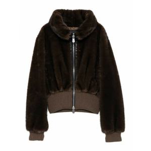 [PINKO] 라프리마 여성 봄버 페이크 퍼 자켓 105399A2PID49 Brown /8