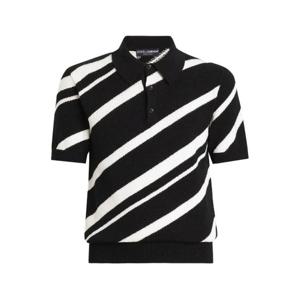 돌체앤가바나 스트라이프 폴로 셔츠 GXZ64TJFMMS