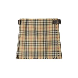 버버리 체크 프린지 미니 킬트 8118152