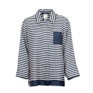 25 FW 에스 막스마라 Maya 마야 스트라이프 버튼업 실크 탑 2519111033600