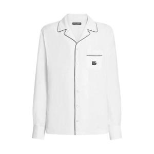 25 FW 돌체앤가바나 로고 자수 배니티 셔츠 G5IF1ZGJ765 TP445075705