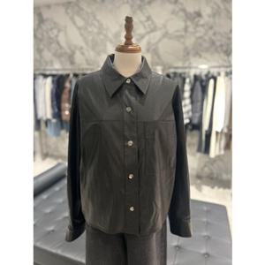 보브 VOV 신세틱 레더 셔츠 (7156160003)