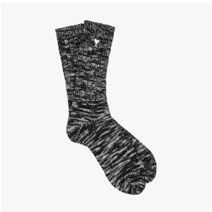 [아미(잡화)][아미]하트 로고 공용 양말 (USC613 AK0007 001 (39-42))