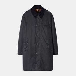 바버 버튼 클로저 칼라 사이드 포켓 코트 MWX2514NY51 NY51NAVY