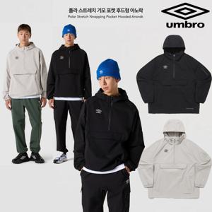 [엄브로]폴라 스트레치 기모 포켓 후드형 아노락 UQ421SWTO1 2종