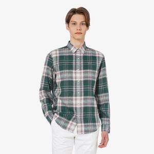 라코스테 공식 남성 린넨 빅체크 셔츠 CH639E-55G 132