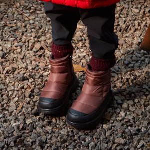 노스페이스 키즈 NS87R96T 브라운 부띠 숏 부츠