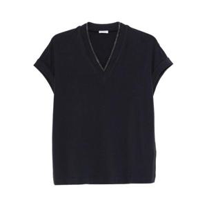 브루넬로 쿠치넬리 반팔 티셔츠 M0T18BD222C4224 BLUE