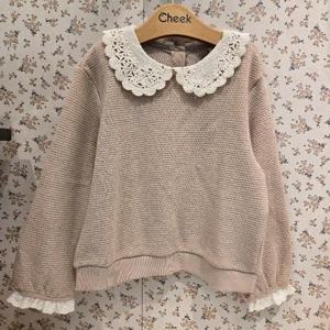 Cheek HC09 CKMA24W1G 레이스카라 맨투맨 CKMA24W1G