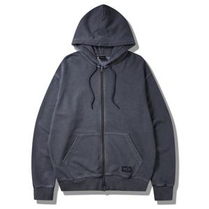 남여공용 피그먼트 그래픽 오버핏 후드집업 (JP5TZU613)