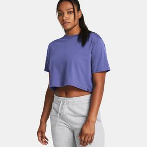 언더아머반팔티 LQK 1383644-561 언더아머 여성 UA 캠퍼스 박시 크롭 반팔