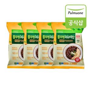 [풀무원]풀무원 지구식단 두유면 직화짜장면 2인(381g)x4개