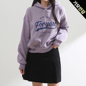 [올리비에스클로젯]포유 후드 기모 맨투맨 티셔츠_O2411TS254D_R