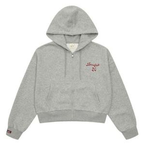 [에꼴리에]여아용 틴톡 칼라 자수 기모 크롭 후드 점퍼 24RT751