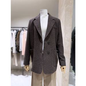 쉬즈미스 (SWWJKP42040) 울 헤링본 투버튼 자켓